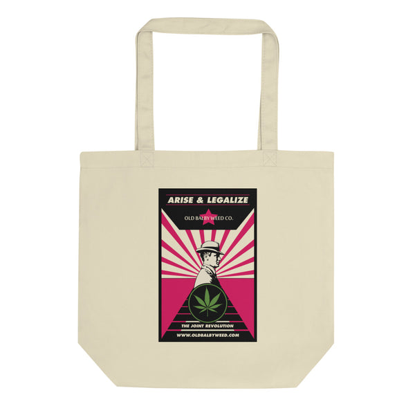 Hot Pink Arise and Legalize Tote Bag